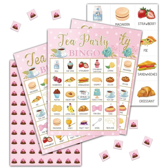 Alice in Wonderland Bridal Tea Party Decoration Set - Picture 6 of 8